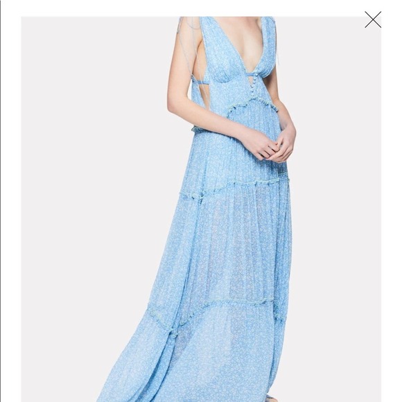 Jonathan Simkhai Mellie Floral Maxi S - Picture 8 of 15